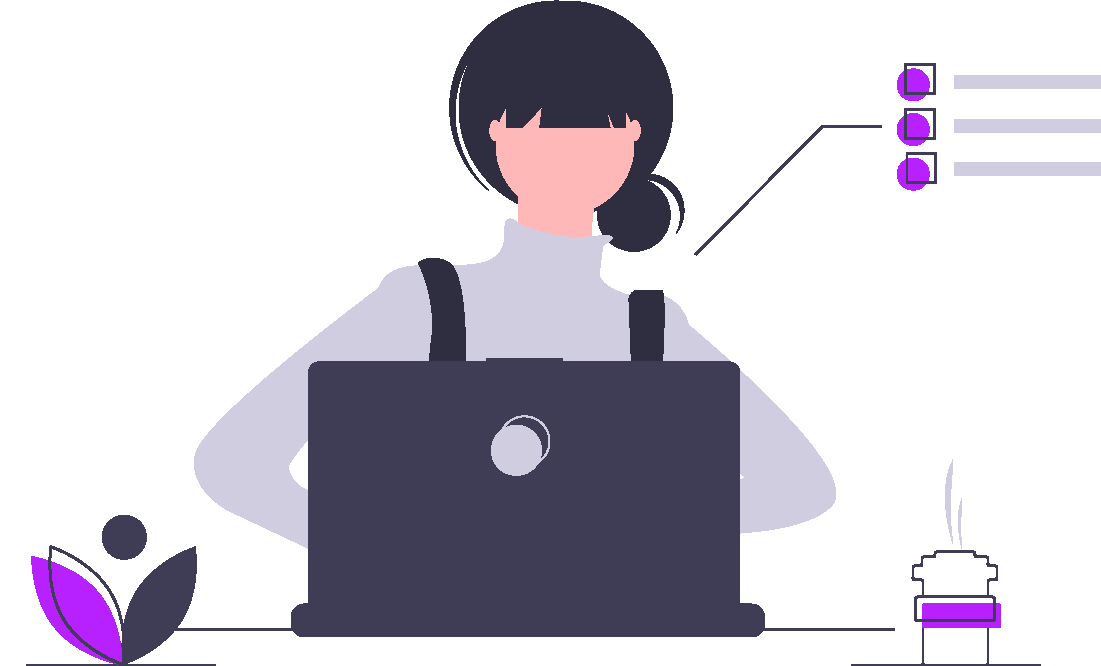 Web designer illustration