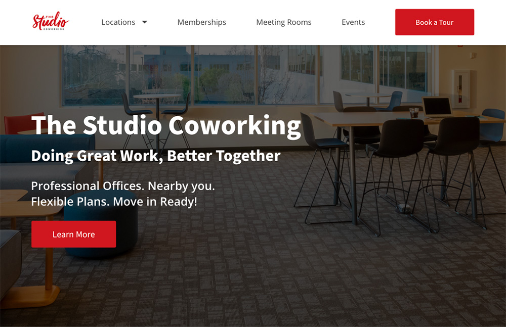 The Studio Coworking Header